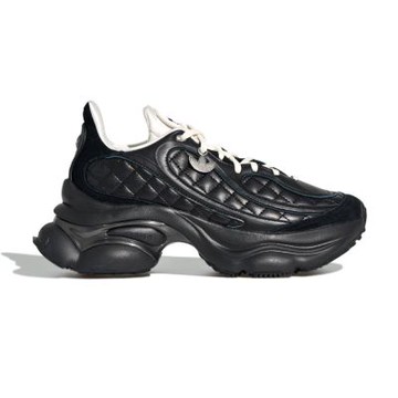 Adidas Ozvenuz W 女鞋 黑色 皮革 抓地力 增高 運動 休閒鞋 KJ3972