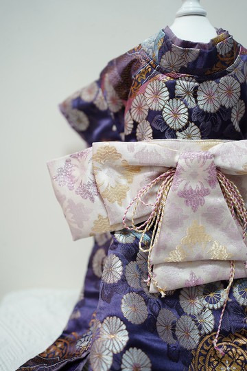 Crazy de Wan -  超大振袖拖尾和服 (九華菊紫)