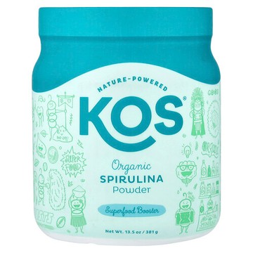 KOS, 有機螺旋藻粉，13.5 盎司（381.5 克）