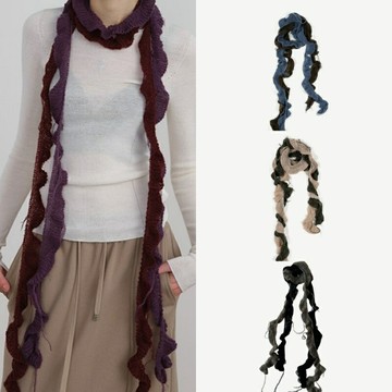 【巴黎精品】現貨+預購 針織圍巾圍脖圍冷氣房披肩秋冬保暖加絨加厚磅休閒生日禮物-馬海毛混紡7色a1ls12