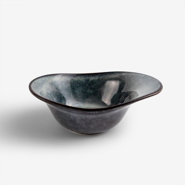 WAGA 夜空映色 13.5cm 陶瓷造型碗｜黛藍｜單品
