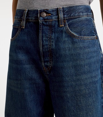 Frame Loose low-rise wide-leg jeans