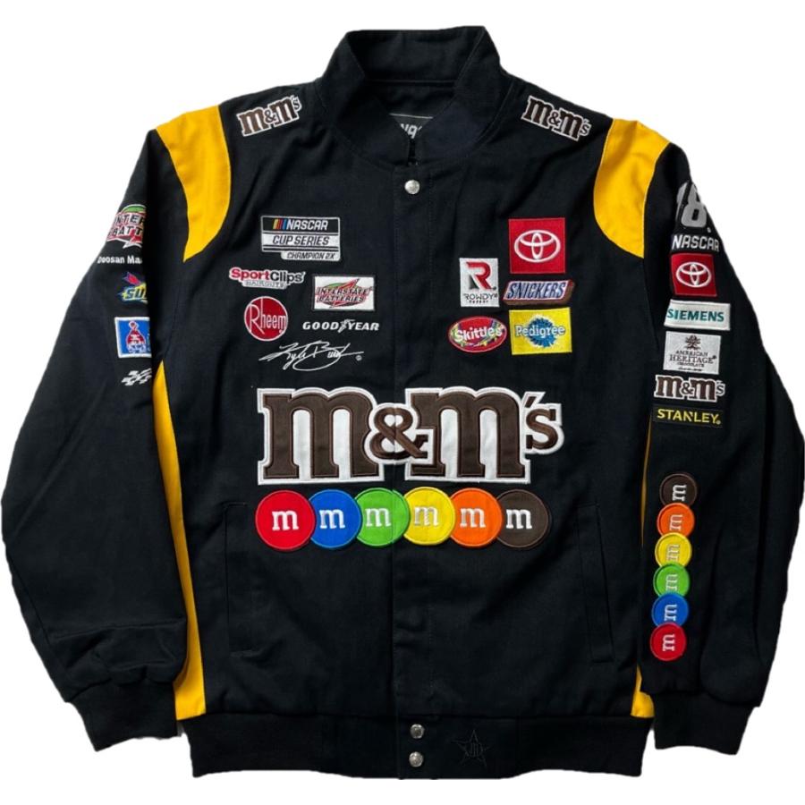 ナスカー jhデザイン レーシング ジャケット NASCAR jhDesign m&m 