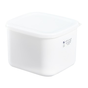 NAKAYA 可微波加熱方形保鮮盒 11.6 X 12.8 X 9.2cm  1個