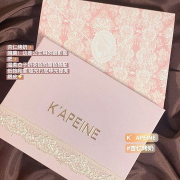 K'APEIN 卡佩爾 12色蕾絲浮雕眼影盤 腮紅修容一體盤 珠光啞光 脆香米啫咖哩眼影