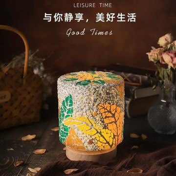 馬賽克diy手工禮物送女友小夜燈創意臺燈制作氛圍燈diy手工禮物