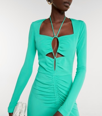 Rebecca Vallance Riccardo cutout ruched jersey gown推薦