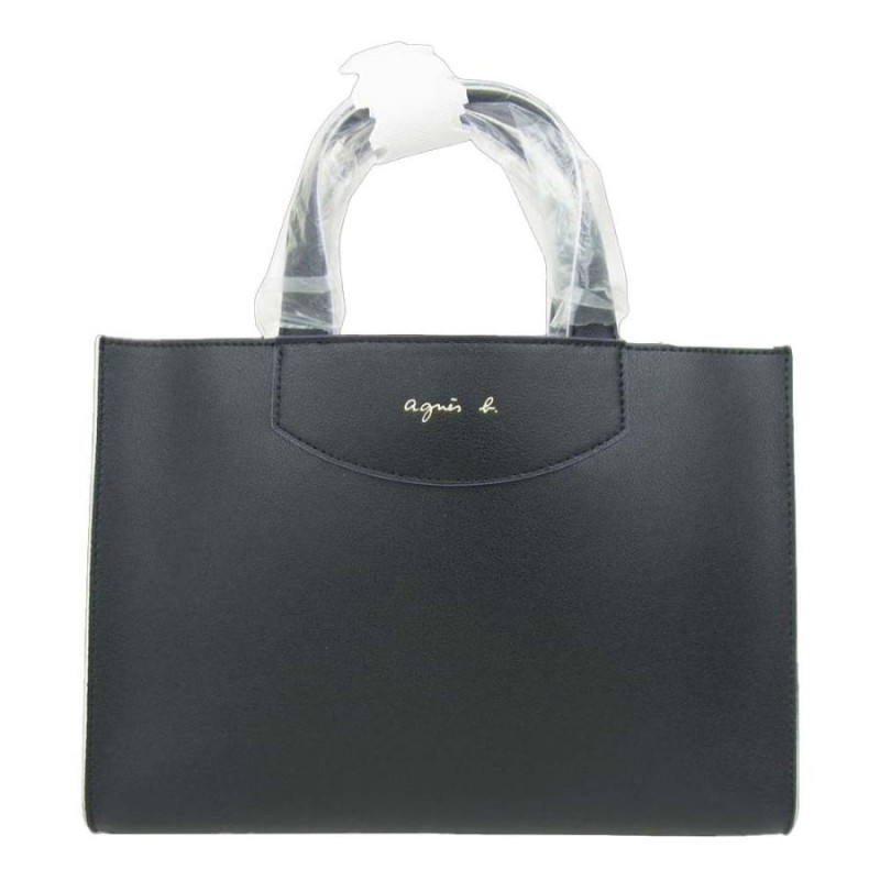 agnes b. アニエスベー N952-VCM7 2way Tote Bag 2ウェイ トート バッグ ブラック系【新古品】【未使用】【中古】 |  LINEブランドカタログ