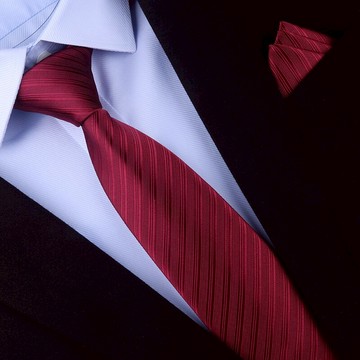 獵尚紅色結婚領帶男拉鏈式新郎婚禮手打正裝西裝商務男士免打懶人