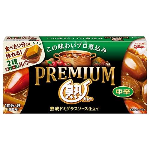 江崎グリコ プレミアム熟カレー 中辛 160ｇ