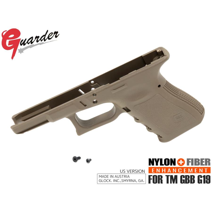 GLK-180(FDE)　GUARDER GLOCK Gen.3 オリジナルフレーム US Ver for マルイ G19 GLOCK-180(FDE)