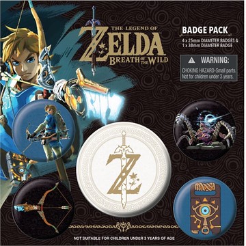 【任天堂】薩爾達傳說 曠野之息徽章組