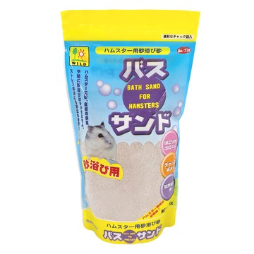 SANKO WILD 沐浴砂，天然素材高溫殺菌，保持愛鼠身體清潔，環境乾燥，減少皮膚上的細菌髒污，無香味不刺激，1kg/包  1包