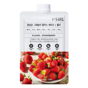 I=SURE高蛋白穀麥奶昔40g-草莓