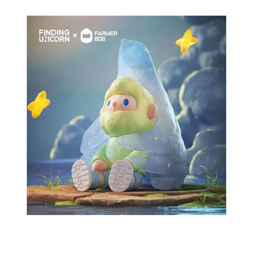 尋找獨角獸 Farmer BOB 如果情緒有回應系列盲盒手辦公仔盒玩 (單入隨機出貨)