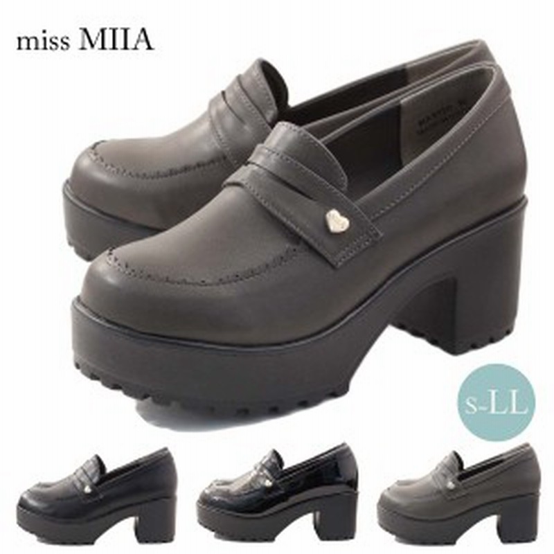 Miss Miia ミスミーア パンプス 厚底ローファーパンプス 疲れにくい 美脚 Ma37 通販 Lineポイント最大1 0 Get Lineショッピング