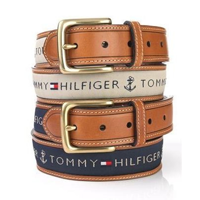 Tommy Hilfiger】 レザーベルト（送料込み)-