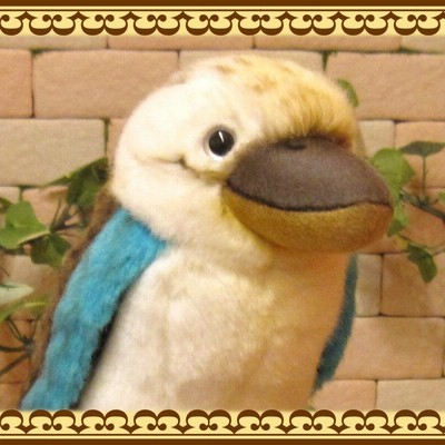 置物 動物 可愛い 鳥の置物 アオバネワライカワセミ リアル