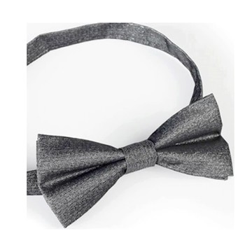 【拉福】亮絲高檔領結新郎結婚領結糾糾(黑銀絲系)