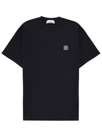 stone island t-shirt with logo patch