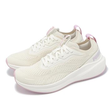 Puma 慢跑鞋 Skyrocket Lite Engineered 男鞋 女鞋 米白 粉 針織 緩衝 運動鞋 31010011