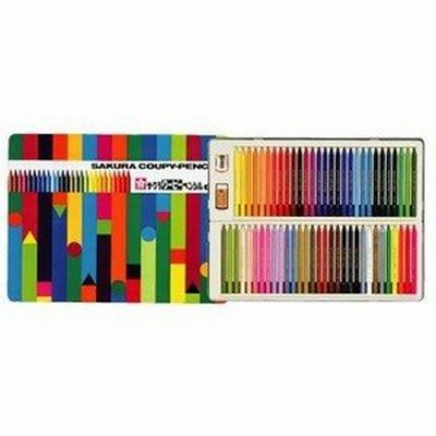サクラクレパス　クーピーペンシル60色(缶入り)　FY60