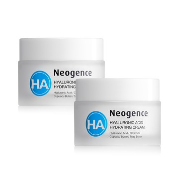 【霓淨思】玻尿酸保濕水平衡潤澤霜-盒裝50ML買一送一