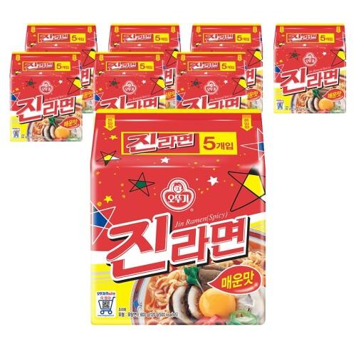 オトギ　ジンラーメン(辛口 120g 韓国版) 40袋 1BOX