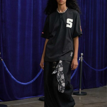 Sprayground X NBA 聯名 網眼 套頭衫 勇士隊 黑