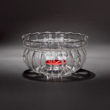 家用放蠟燭加熱的耐熱玻璃茶壺底座餐廳小型泡花茶溫茶煮茶爐