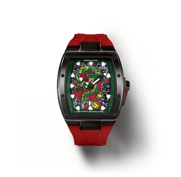 DRAGON OVERLOED AUTOMATIC N57.2 BLACK/RED