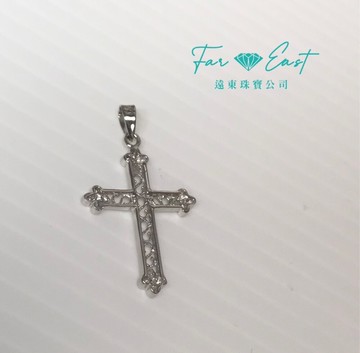FAR EAST Jewellery & Co. K金墜子-十字架鏤空款