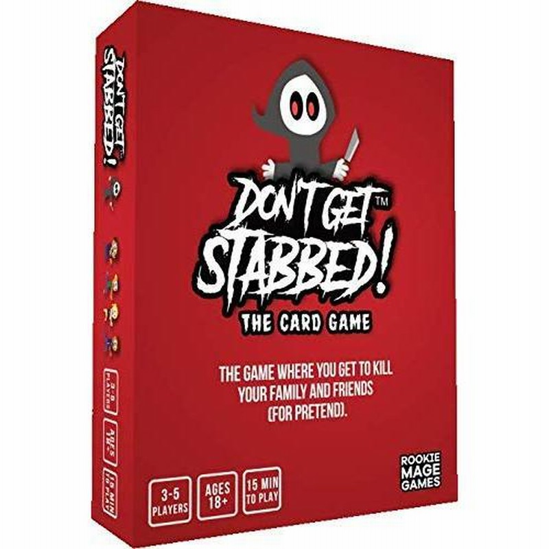 Don T Get Stabbed 家族や友人を殺すパーティーゲーム ごっこ用 ホラー映画ファンのためのエキサイティングな大人カードゲーム 通販 Lineポイント最大get Lineショッピング
