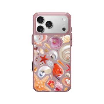 iPhone 17 Pro Max Clear (相機按鈕) 晶醺玫 - Ocean Collection: Let's Sea 海洋系列：一路向海 - 海灘尋寶（暖色調）