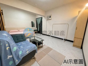 大樓24美麗島捷運站有陽台溫馨套房｜高雄市新興區復興一路