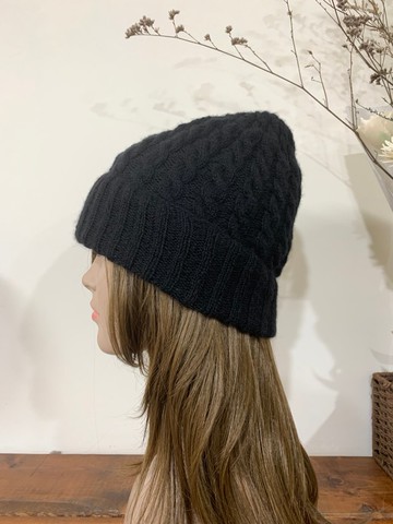 麻花帽系列。手作毛帽。高檔線。義大利進口100%超輕克什米爾線編