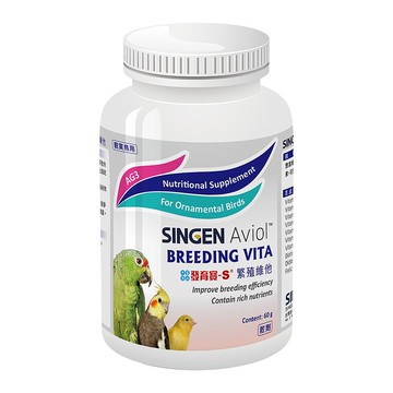 SINGEN 信元發育寶 觀賞鳥用繁殖配方-60g/罐