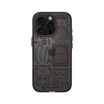 iPhone 16 Pro Clear (相機按鈕) 酷墨灰 - VITA VITA．塔仔是隻貓 - 鏟屎官開箱款