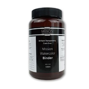 【Mission】水彩 顏料 黏合劑 500ml / 瓶 MWM-500