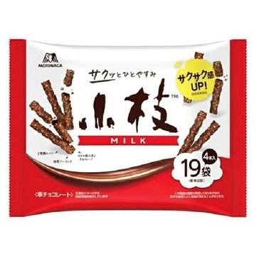 【江戶物語】森永製菓 小枝 杏仁牛奶可可風味脆餅 杏仁堅果可可棒 袋裝 期間限定 MORINAGA 日本原裝進口