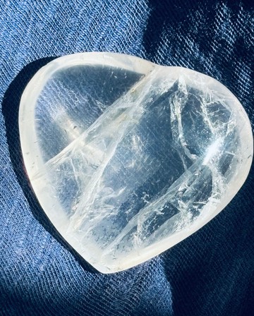 爆彩 冰透 粉晶心心 爆彩虹 星光