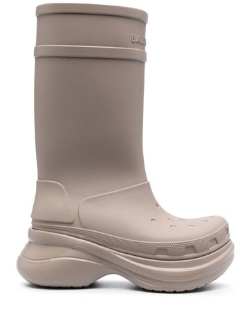 Balenciaga - x Crocs logo-embossed boots - women - Rubber/Rubber/Rubber - 42 - Neutrals