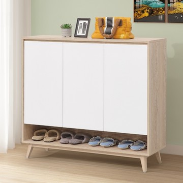 MUNA家居  肯詩特原橡雙色4尺鞋櫃(788)  120.7X40X108.2cm