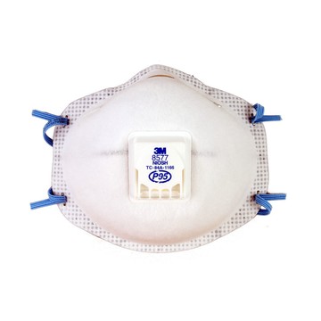 活性碳口罩 【3M】P95等級 活性碳頭戴式呼吸閥口罩 10片x1盒 8577