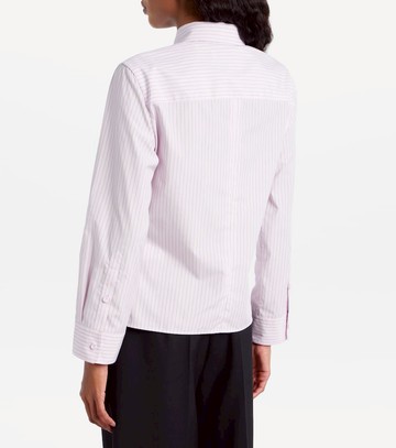 Calvin Klein Collection Pinstripe cotton poplin shirt