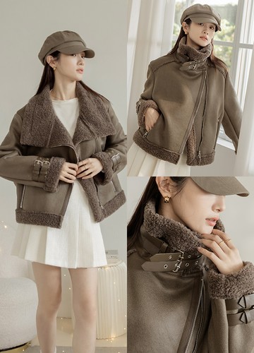 大翻領飛行外套