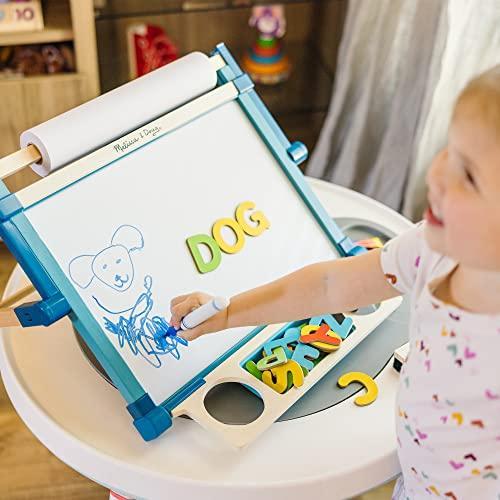Deluxe DoubleーSided Tabletop Easel (Arts  Crafts, 42 Pieces, 17.5” H x 20.