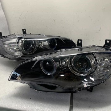 (質量保固）09~14款BMW X6大燈E71LED大燈總成原廠原裝頭燈