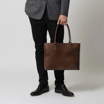 Antique 薄型托特包-復古摩卡