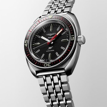 LONGINES 浪琴 Ultra-Chron Diver 超級天文台系列機械錶 套錶-43mm L2.836.4.52.9